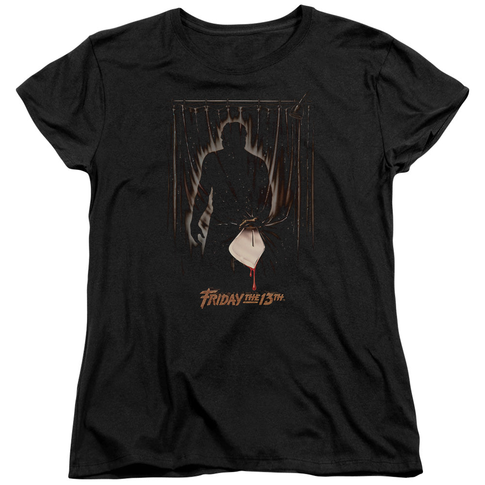 Friday The 13th Part 3 Poster Womens T Shirt Black Officially Licensed
