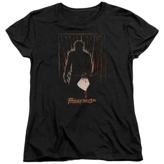 Friday The 13th Part 3 Poster Womens T Shirt Black Officially Licensed