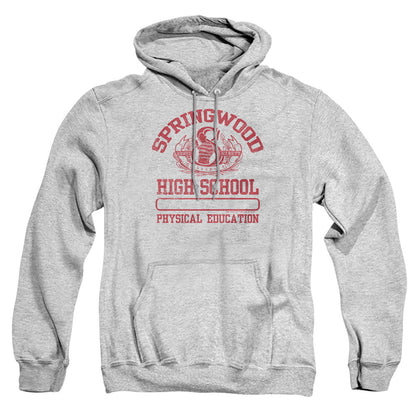 Nightmare On Elm Street Springwood High Mens Hoodie Athletic Heather Officially Licensed
