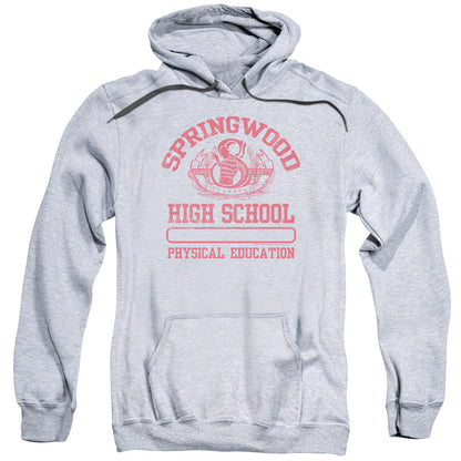 Nightmare On Elm Street Springwood High Mens Hoodie Athletic Heather Officially Licensed