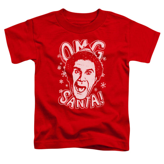 Elf OMG Santa Toddler Kids Youth T Shirt Red Officially Licensed