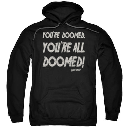 Friday The 13Th Doomed Mens Hoodie Black Officially Licensed