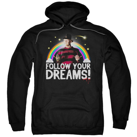 Friday The 13Th Follow Your Dreams Mens Hoodie Black Officially Licensed