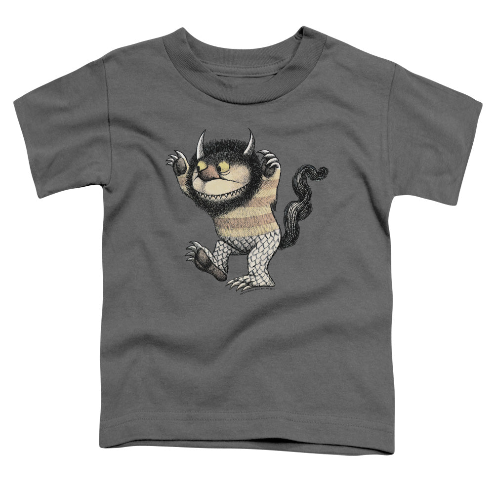 Where The Wild Things Are Carol Toddler Kids Youth T Shirt Charcoal Officially Licensed