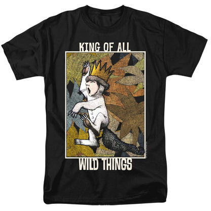 Where The Wild Things Are King Of All Wild Things Mens T Shirt Black Officially Licensed