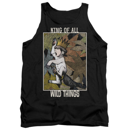 Where The Wild Things Are King Of All Wild Things Mens Tank Top Shirt Black Officially Licensed