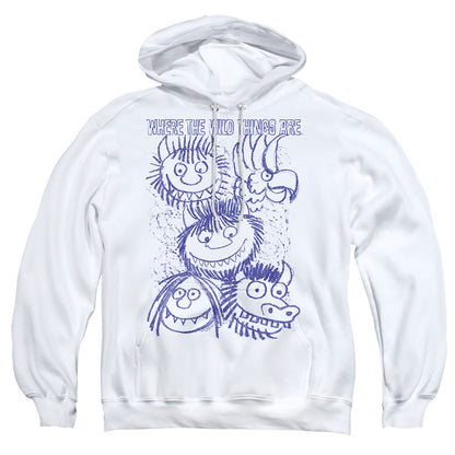 Where The Wild Things Are Wild Sketch Mens Hoodie White Officially Licensed