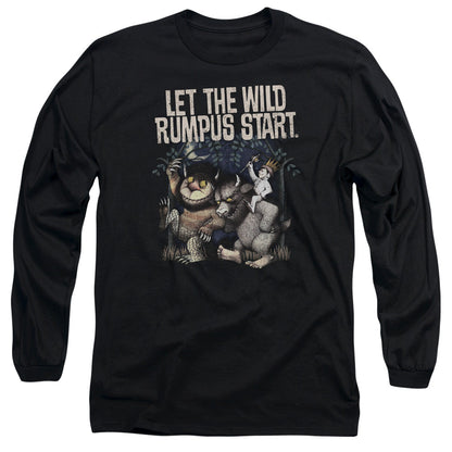 Where The Wild Things Are Wild Rumpus Mens Long Sleeve Shirt Black Officially Licensed
