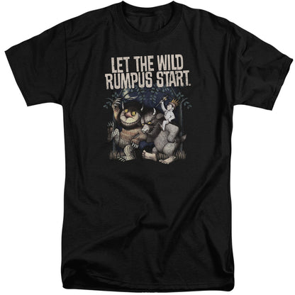 Where The Wild Things Are Wild Rumpus Mens Tall T Shirt Black Officially Licensed