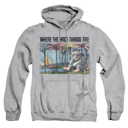 Where The Wild Things Are Cover Art Mens Hoodie Athletic Heather Officially Licensed