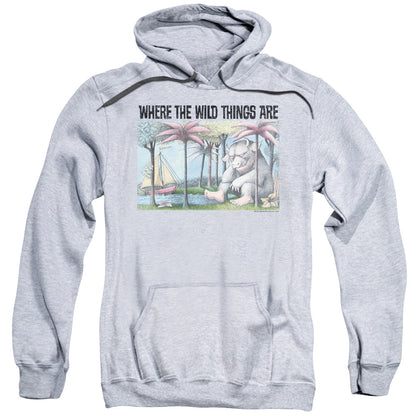 Where The Wild Things Are Cover Art Mens Hoodie Athletic Heather Officially Licensed
