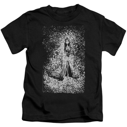 Corpse Bride Bird Dissolve Juvenile Kids Youth T Shirt Black Officially Licensed