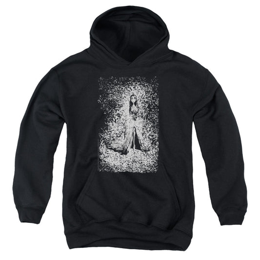 Corpse Bride Bird Dissolve Kids Youth Hoodie Black Officially Licensed
