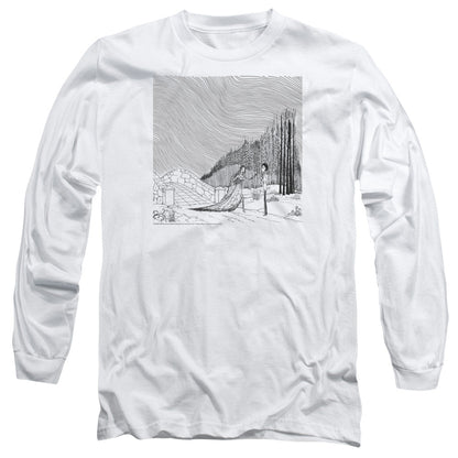 Corpse Bride My Darling Mens Long Sleeve Shirt White Officially Licensed Officially Licensed