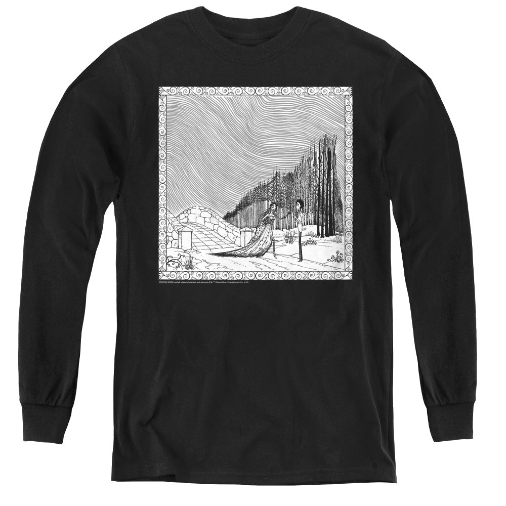 Corpse Bride My Darling Long Sleeve Kids Youth T Shirt Black Officially Licensed