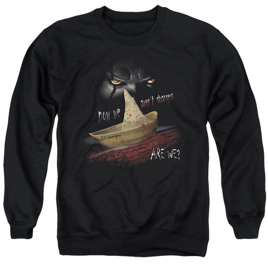 It 2017 Now We Arent Strangers Mens Crewneck Sweatshirt Black Officially Licensed