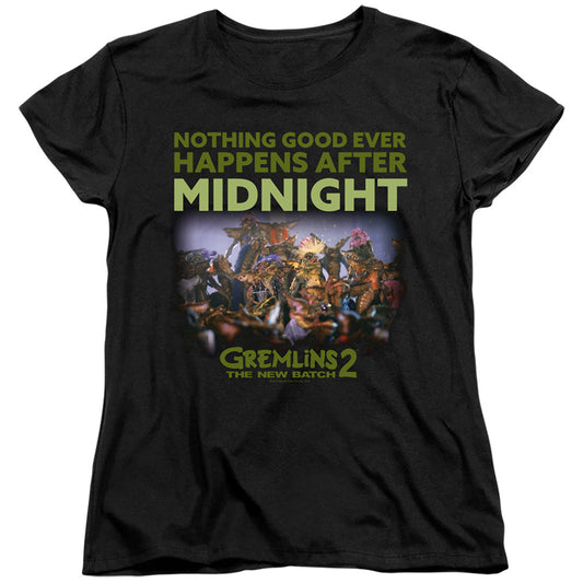 Gremlins 2 After Midnight Womens T Shirt Black Officially Licensed