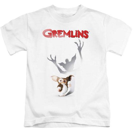 Gremlins Shadow Juvenile Kids Youth T Shirt White Officially Licensed