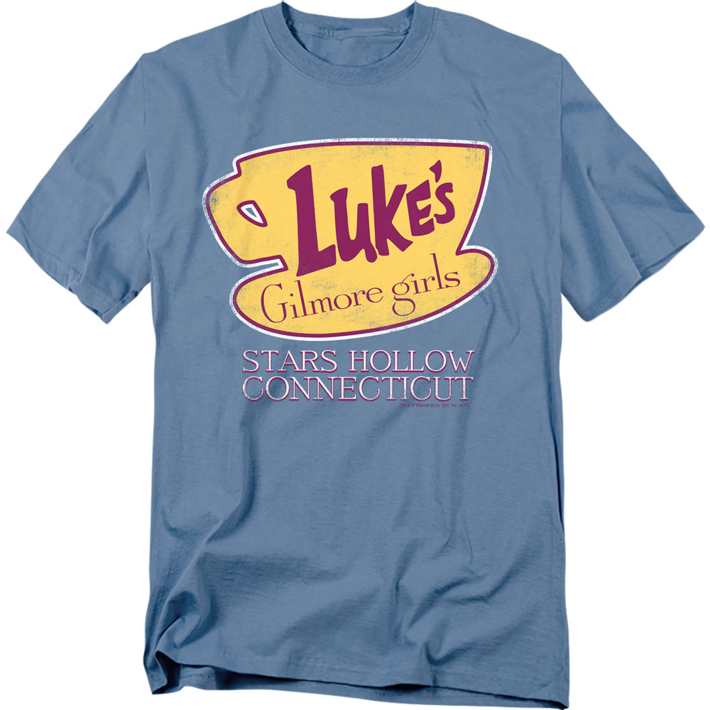Gilmore Girls Lukes Connecticut Mens T Shirt Carolina Blue Officially Licensed