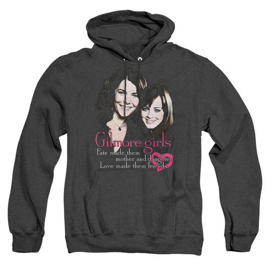 Gilmore Girls Title Heather Mens Hoodie Black Officially Licensed