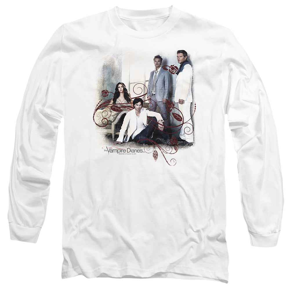 Vampire Diaries 3 + 1 - L S Adult 18 1 - White - Lg
