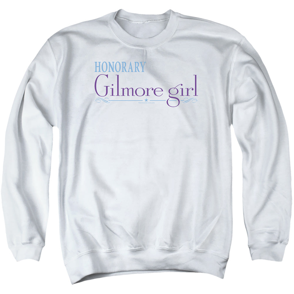Gilmore Girls Honorary Gilmore Girl Mens Crewneck Sweatshirt White Officially Licensed