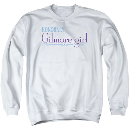 Gilmore Girls Honorary Gilmore Girl Mens Crewneck Sweatshirt White Officially Licensed