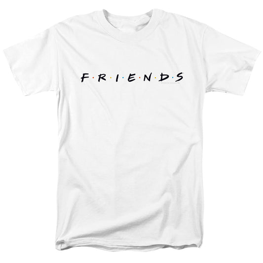 Friends Logo Mens T Shirt White Officially Licensed
