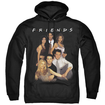 Friends Stand Together Mens Hoodie Black