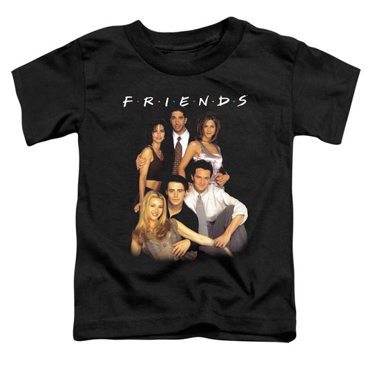 Friends Stand Together Toddler Kids Youth T Shirt Black