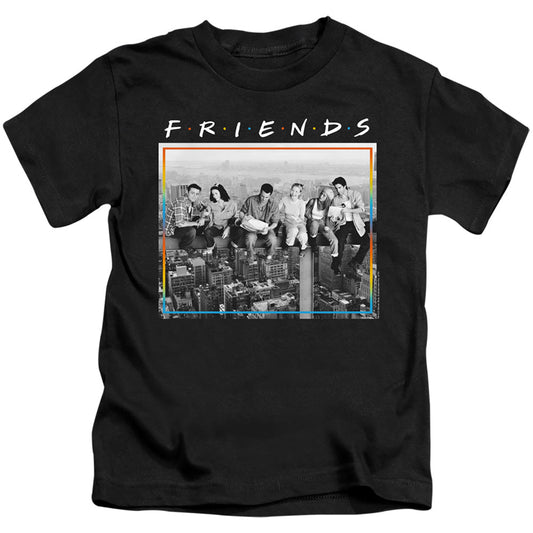 Friends Lunch Break Juvenile Kids Youth T Shirt Black