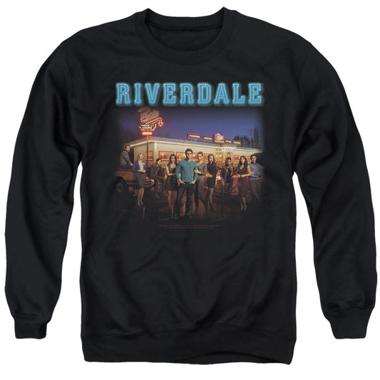 Riverdale Up At Pops Mens Crewneck Sweatshirt Black