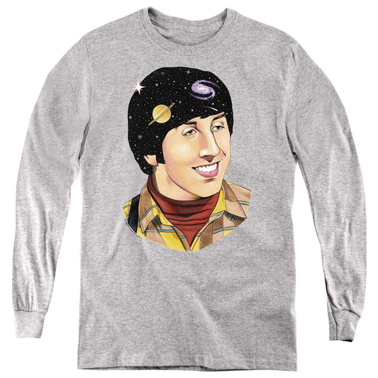 Big Bang Theory Howard Space Long Sleeve Kids Youth T Shirt Athletic Heather
