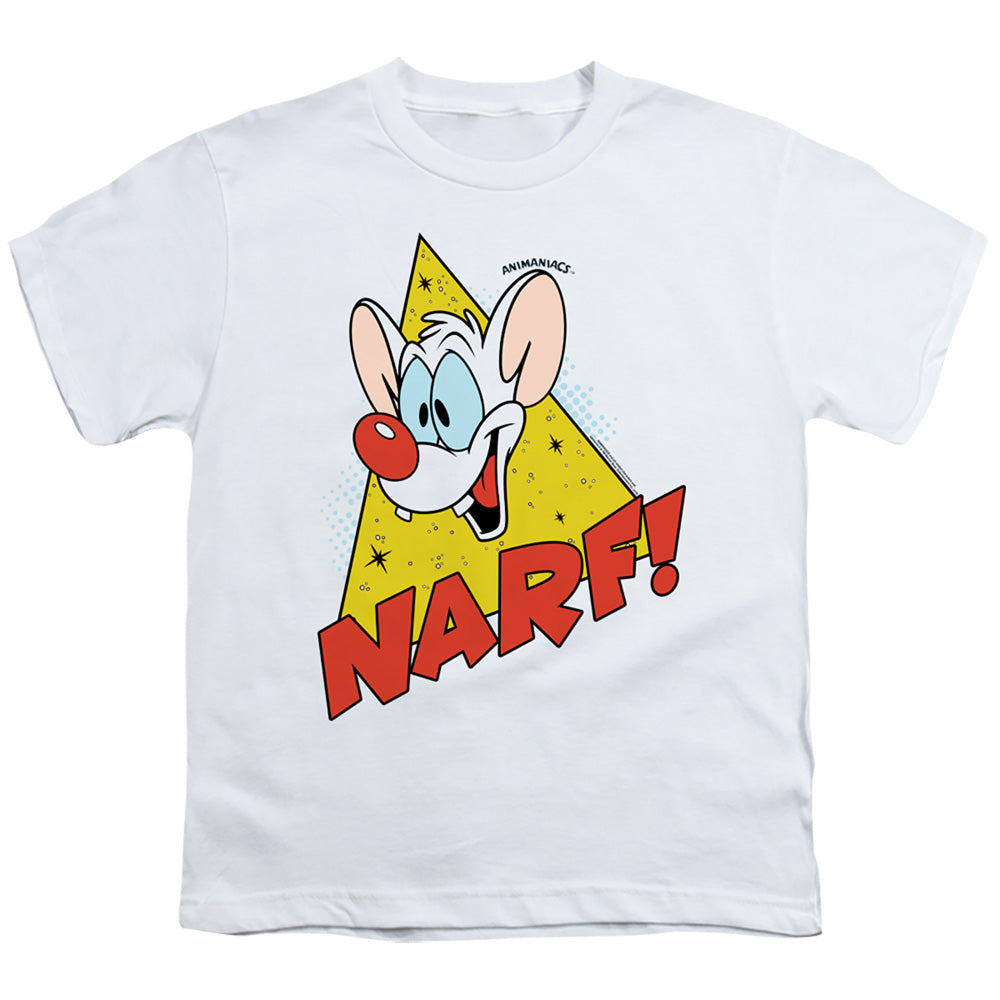Pinky And The Brain Narf Kids Youth T Shirt White Officially Licensed