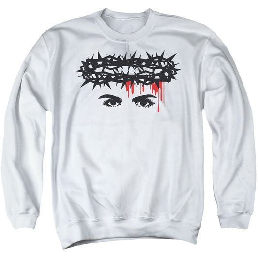 Chilling Adventures Of Sabrina Crown Of Thorns Mens Crewneck Sweatshirt White Officially Licensed