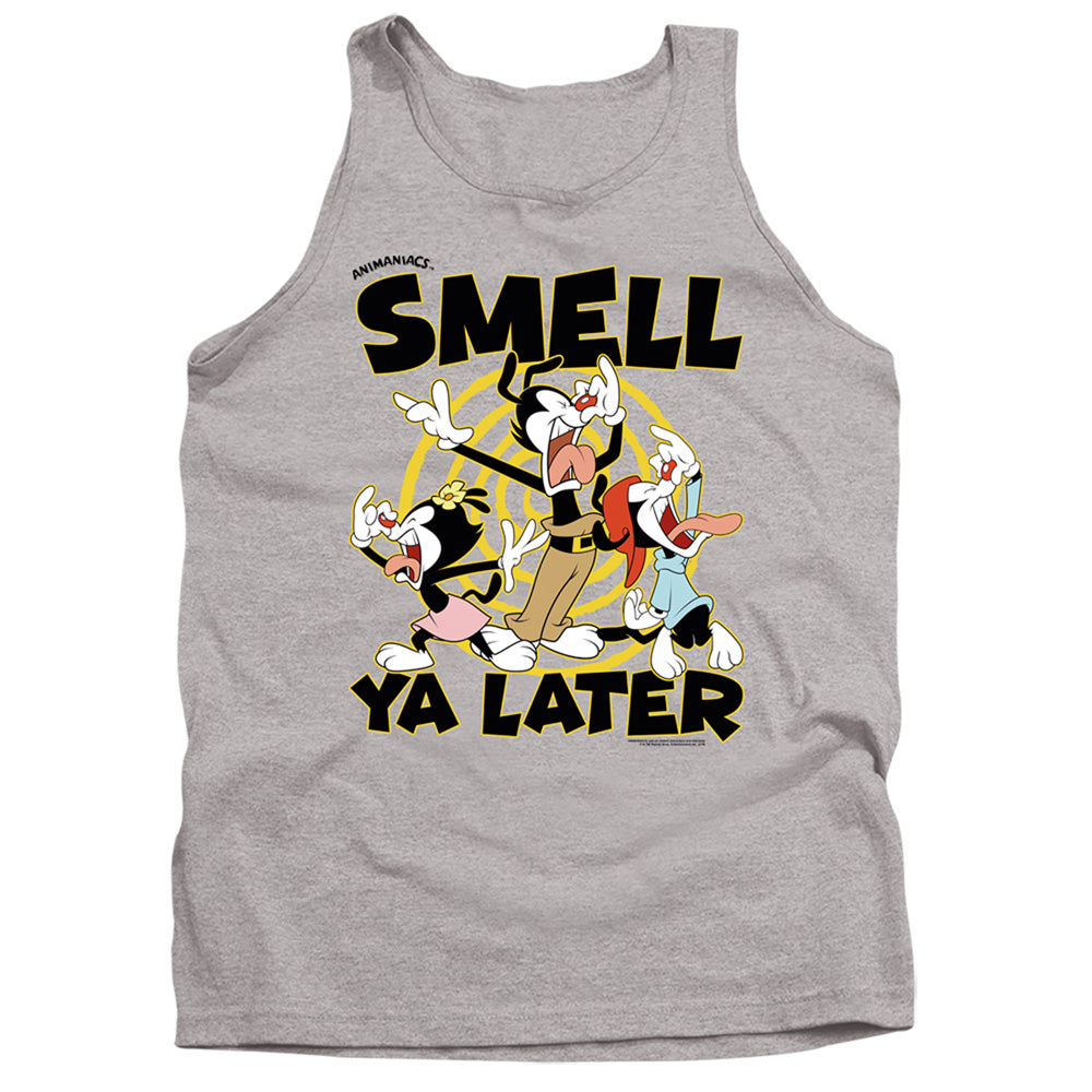 Animaniacs Ell Ya Later Mens Tank Top Shirt Athletic Heather Officially Licensed