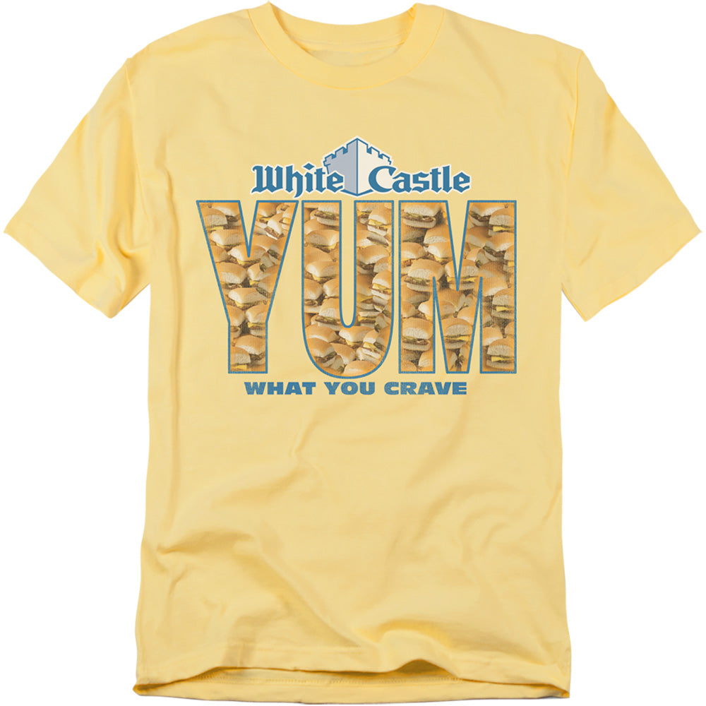 White Castle Yum Mens T Shirt Banana Officially Licensed