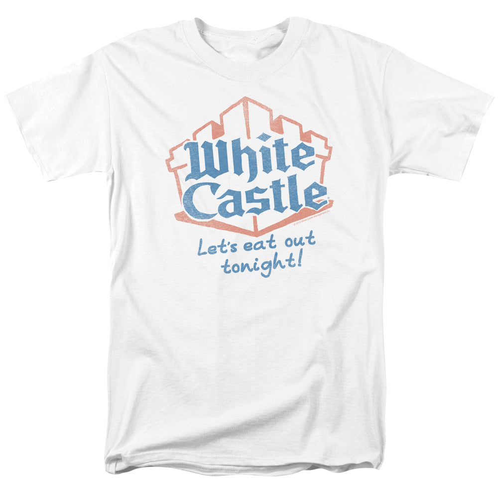 White Castle Lets Eat Mens T Shirt White Officially Licensed