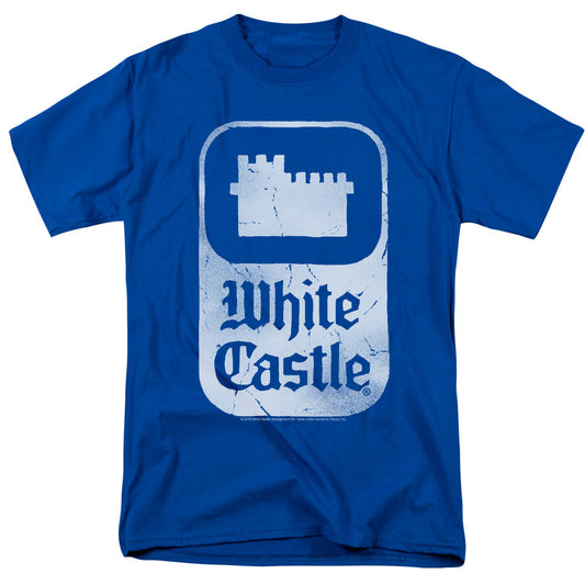 White Castle Classic Logo Mens T Shirt Royal Blue Officially Licensed