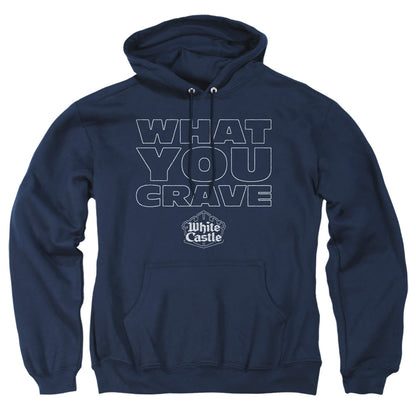 White Castle Craving Mens Hoodie Navy