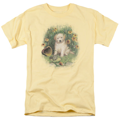 Wildlife A Prince Perhaps Yellow Lab Mens T Shirt Banana Officially Licensed
