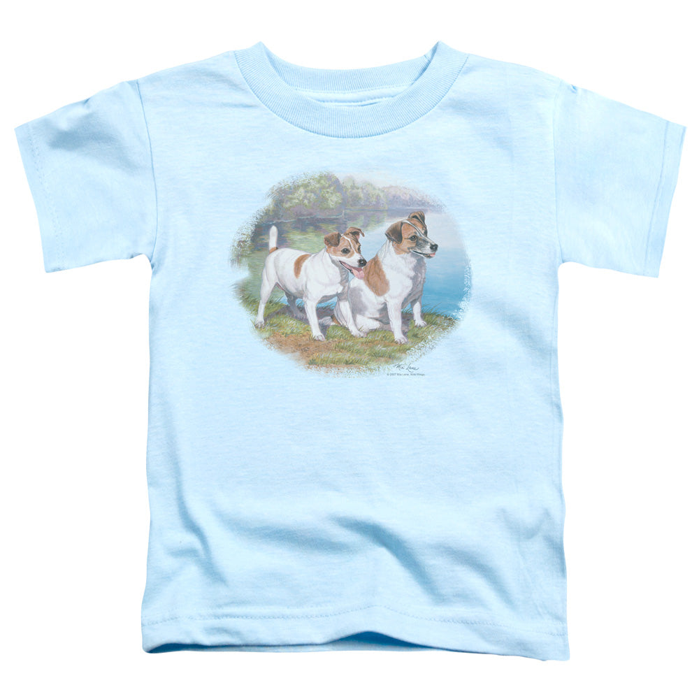 Wildlife Jack By Water Toddler Kids Youth T Shirt Light Blue