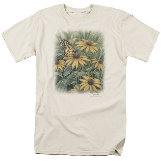 Wildlife Monarch Butterfly Mens T Shirt Cream Officially Licensed