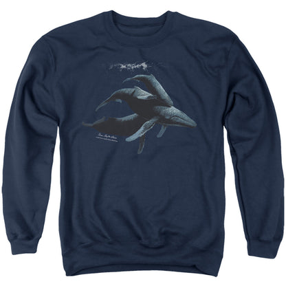 Wildlife Power&Amp;Grace Mens Crewneck Sweatshirt Navy