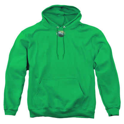 Wildlife The Waters Fine Mens Hoodie Kelly Green