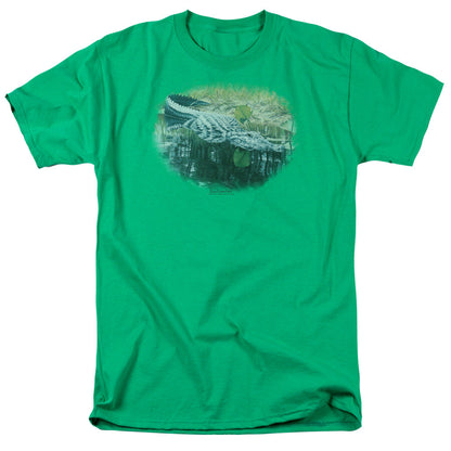 Wildlife The Waters Fine Mens T Shirt Kelly Green Officially Licensed
