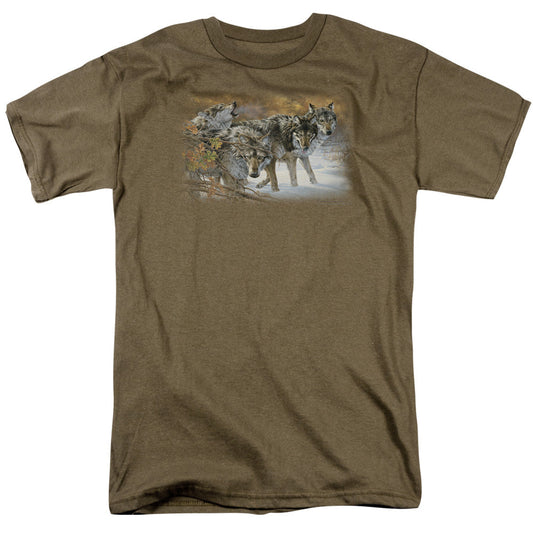 Wildlife Body Language Mens T Shirt Safari Green Officially Licensed