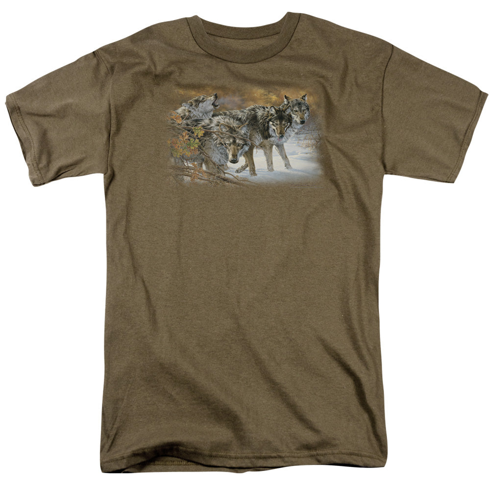 Wildlife Body Language Mens T Shirt Safari Green Officially Licensed