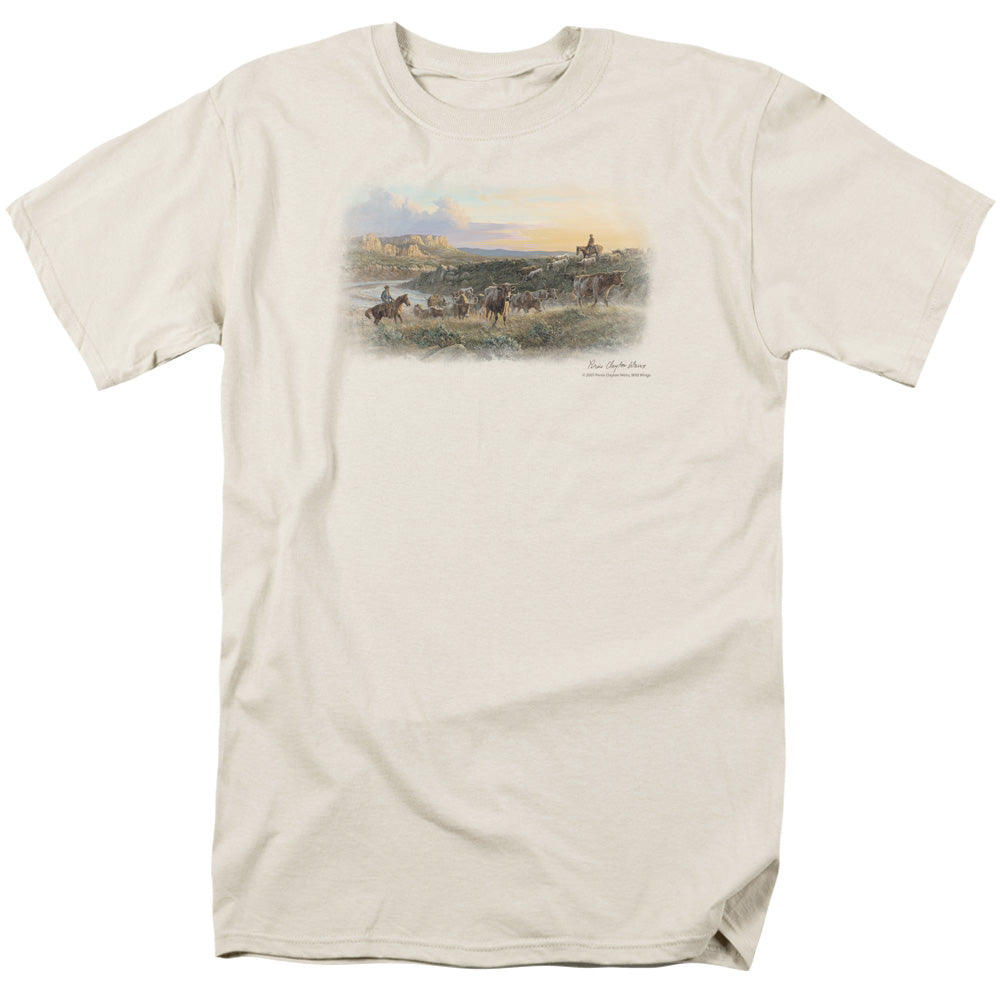 Wildlife The Last Crossing Mens T Shirt Cream Officially Licensed
