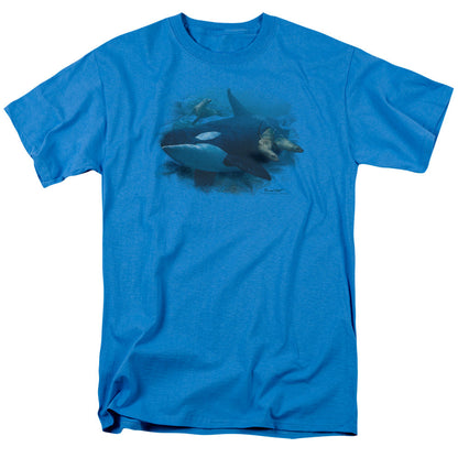 Wildlife Orchestrated Maneuver Mens T Shirt Turquoise Officially Licensed